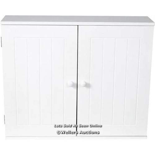 7797 - RRP: 36.99 - BRAMBLY COTTAGE MILANO 60 X 50CM WALL MOUNTED CABINET  / APPEARS TO BE NEW, OPEN BOX - ... 