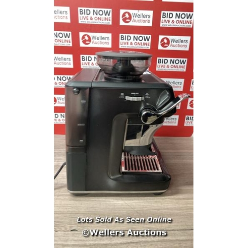 11 - SAGE THE BARISTA EXPRESS IMPRESS BEAN TO CUP COFFEE MACHINE IN BLACK STAINLESS STEEL (SES876BST4GUK1... 