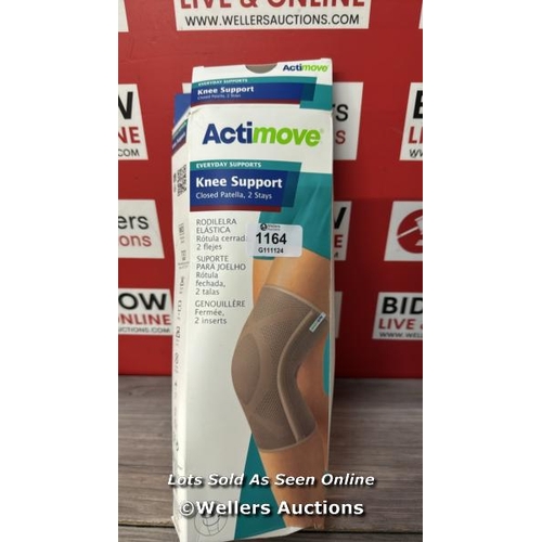 1164 - ACTIMOVE EVERYDAY SUPPORTS KNEE SUPPORT CLOSED PATELLA 2 STAYS FOR MEN & WOMEN - HELPS WITH PAIN REL... 