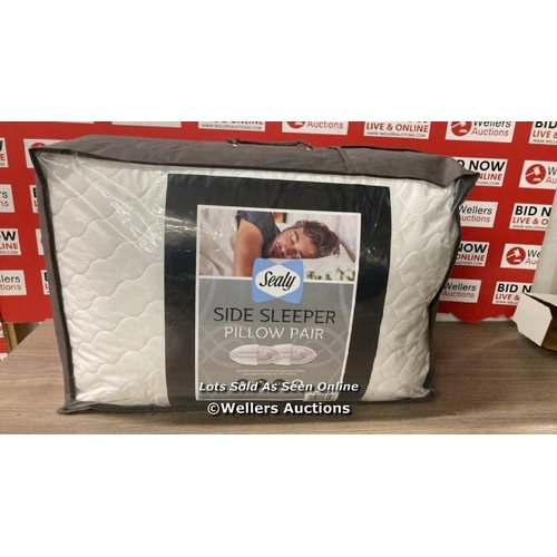 2 - SEALY SIDE SLEEPER PILLOW / APPEARS NEW / D16