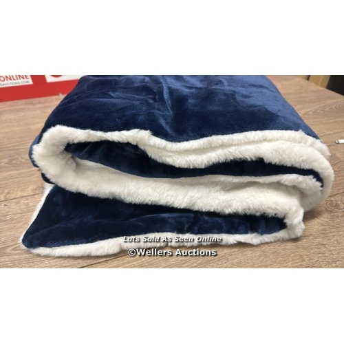 4 - FAUX FUR ULTIMATE THROW - 60X70 / NEW, WITHOY PACKAGING / C36