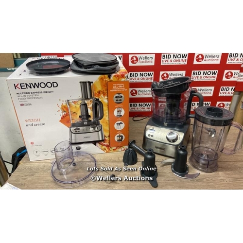 62 - KENWOOD MULTIPRO COMPACT FOOD PROCESSOR, FDM71.450 / POWERS UP / MINIMAL SIGNS OF USE / D16