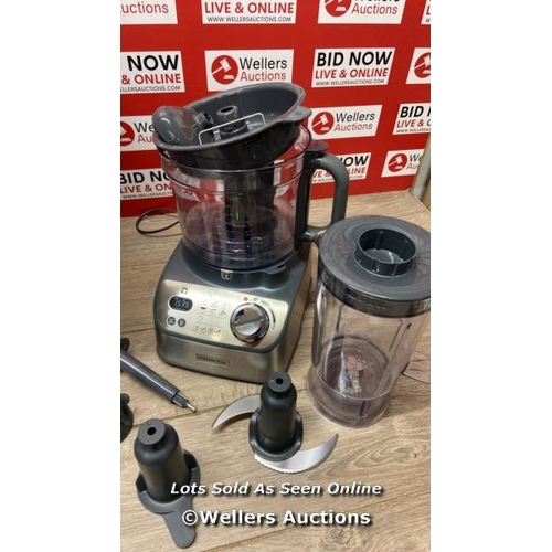 62 - KENWOOD MULTIPRO COMPACT FOOD PROCESSOR, FDM71.450 / POWERS UP / MINIMAL SIGNS OF USE / D16