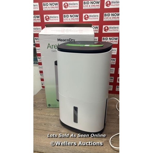 63 - MEACODRY ARETE TWO 18L DEHUMIDIFIER & AIR PURIFIER / POWERS UP / MINIMAL SIGNS OF USE / P1