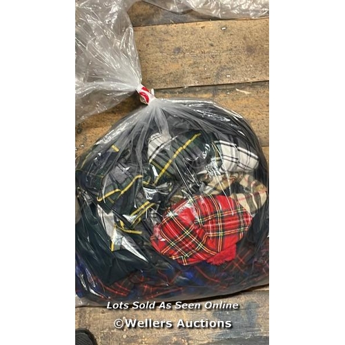 670 - BAG OF PRE OWNED SCOTTISH KILTS