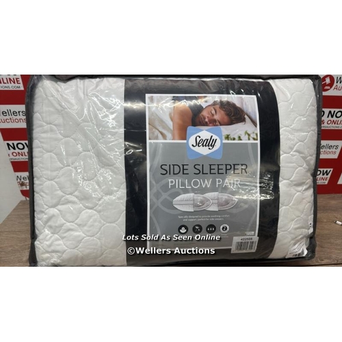 74 - SEALY SIDE SLEEPER PILLOW SET / MINIMAL IF ANY SIGNS OF USE  / C42