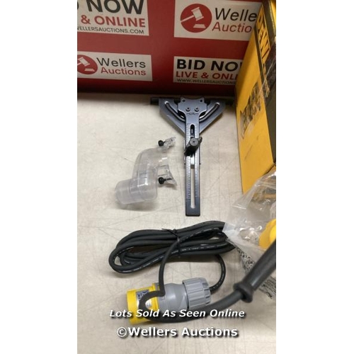 8614 - DEWALT D26200L 110V 1/4-INCH 8MM COMPACT FIXED BASE ROUTER / APPEARS NEW / H68