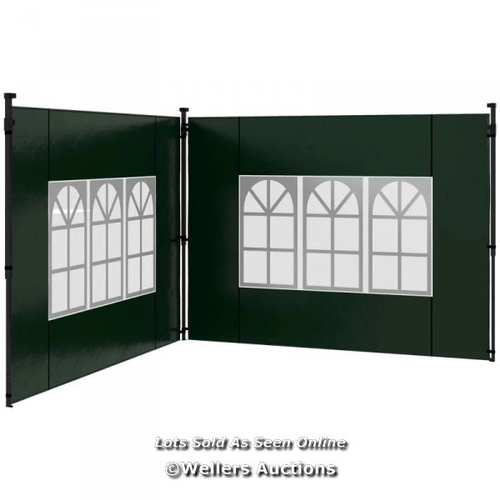 8065 - OUTSUNNY SET OF TWO 3 X 3M GAZEBO FRAME REPLACEMENT WALLS / CON1