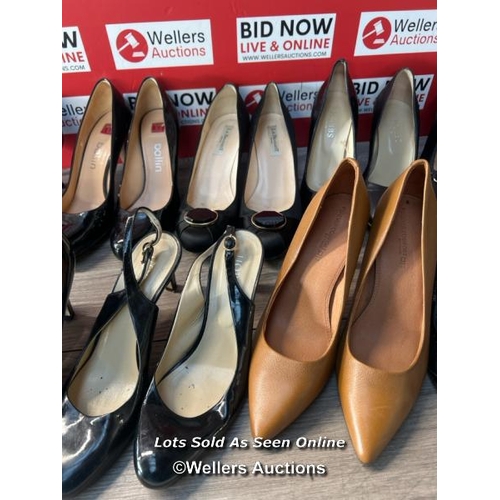 3200 - BAG OF LADIES PRE-OWNED HEELS INCL. MARC JACOBS, RUSSELL & BROMLEY, & HOBBS / G68