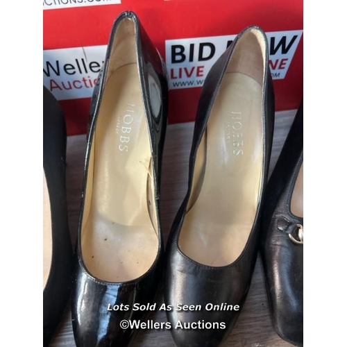 3200 - BAG OF LADIES PRE-OWNED HEELS INCL. MARC JACOBS, RUSSELL & BROMLEY, & HOBBS / G68