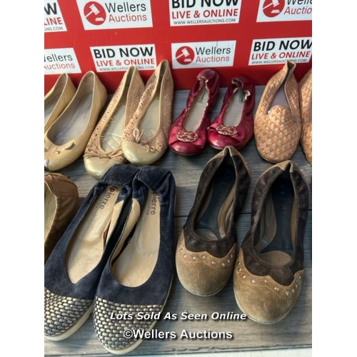 3203 - BAG OF LADIES PRE-OWNED FLAT SHOES INCL. TODDS, MARNI, & MARC JACOBS / G68