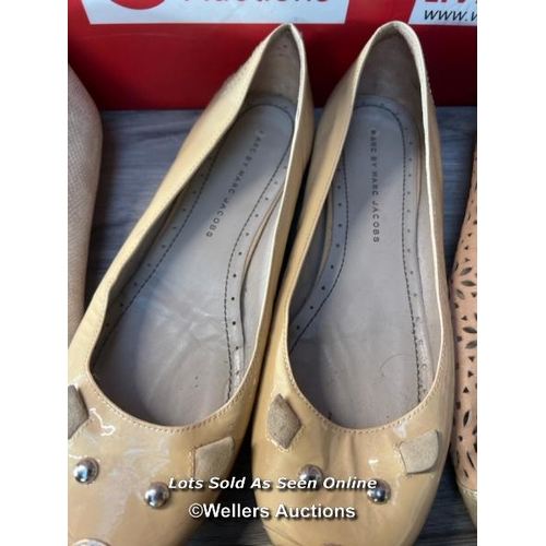 3203 - BAG OF LADIES PRE-OWNED FLAT SHOES INCL. TODDS, MARNI, & MARC JACOBS / G68