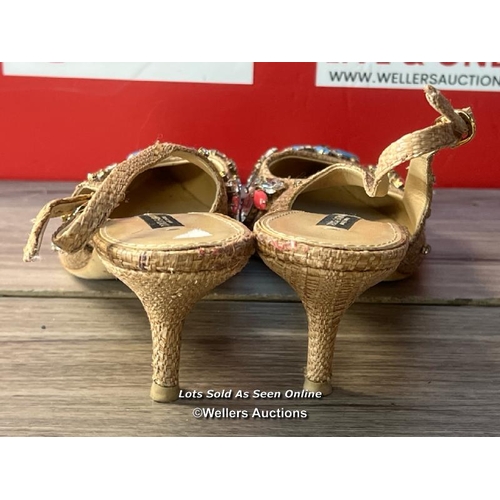 3211 - LADIES PRE-OWNED DOLCE & GABBANA HEELS / EU SIZE 38 1/2 / G70