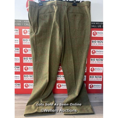 3225 - GENTS PRE-OWNED ALAN PAINE TWEED TROUSERS / APPROX. SIZE 40-44