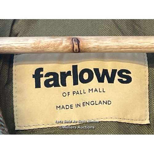 3230 - LADIES PRE-OWNED FARLOWS OF PALL MALL TWEED SHOOTING JACKET / UK SIZE 12