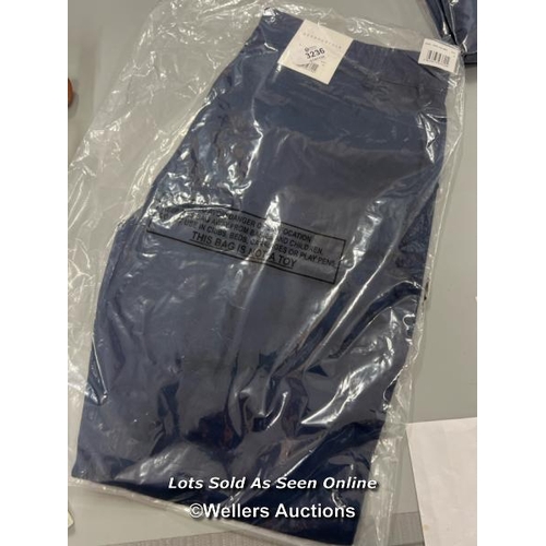 3236 - X6 GENTS NEW AEROPOSTALE NAVY CHINOS / SIZE 28R / T50