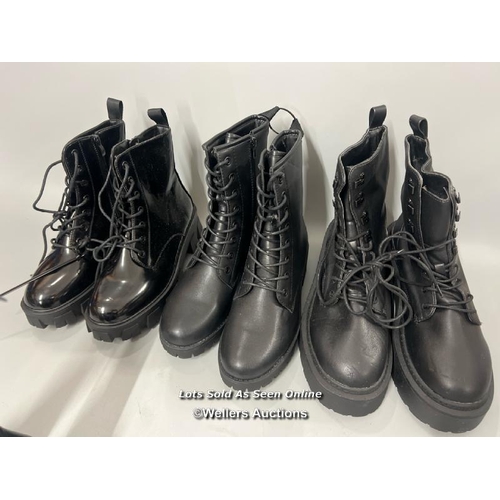 3249 - X5 PAIRS OF LADIES NEW BOOTS / MIXED SIZES / T32