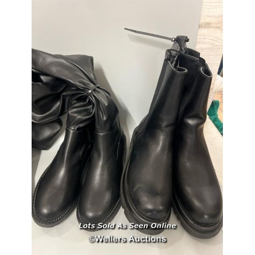 3250 - X5 PAIRS OF LADIES NEW BOOTS / MIXED SIZES / T37