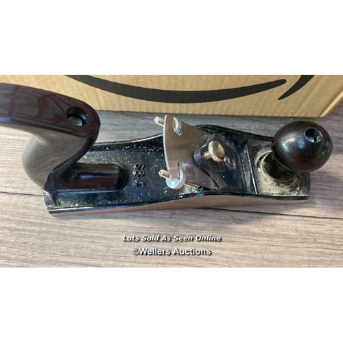 3265 - NO.4 ADJUSTABLE UNIVERSAL BENCH HAND PLANE  2-INCH BLADE AND PLASTIC HANDLES FOR PRECISION WOODWORKI... 