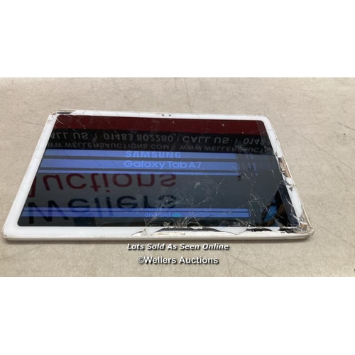 3983 - SAMSUNG TABLET / MODEL SM-T500/ SN: R9TR50F1RLJ - SCREEN AND BACK DAMAGED