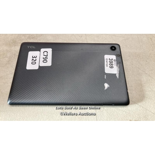 3989 - TABLET: TCL - DARK GREY