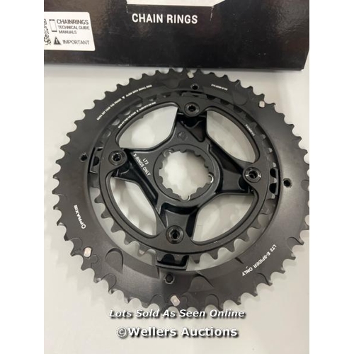 4 - PRAXIS CHAIN RINGS / APPEARS NEW DAMAGED PACKAGING / T8