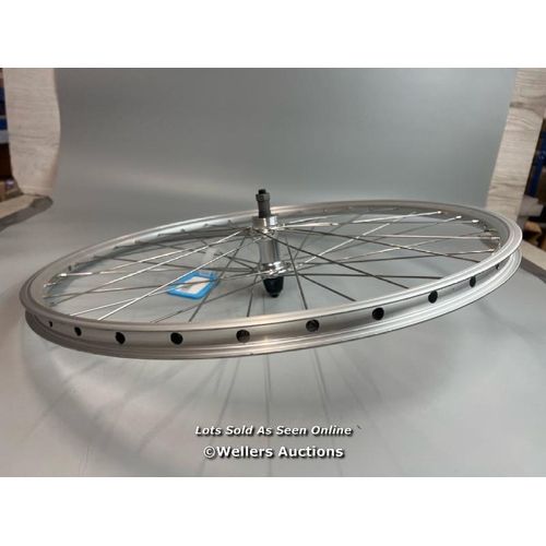 62 - M PART WHEELS M:W R QR135/DW26/FW/PG 36H/ SR SILVER 26 INCHES 135MM WHEEL / SEE IMAGES FOR CONDITION... 