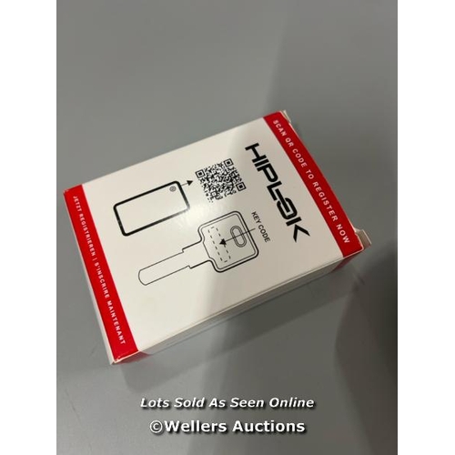 8 - HIPLOK D1000 LOCK / APPEARS NEW DAMAGED PACKAGING / WITH KEYS / T8