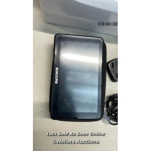 8302 - SNOOPER TRUCKMATE S6900 TRUCK SAT NAV UK WITH LIVE TRAFFIC - HGV SAT NAV TRUCKS UK 2024 - LORRY SAT ... 