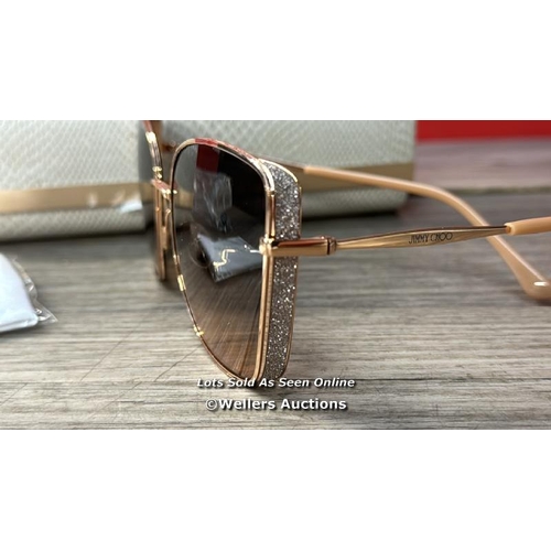 8261 - JIMMY CHOO ALEXIS PY3FF SUNGLASSES / APPEARS NEW (EX-DISPLAY) / SEE IMAGES FOR CONDITION / G17 [COLL... 