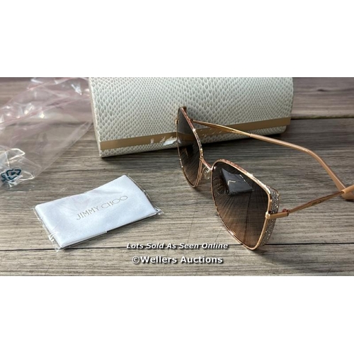 8261 - JIMMY CHOO ALEXIS PY3FF SUNGLASSES / APPEARS NEW (EX-DISPLAY) / SEE IMAGES FOR CONDITION / G17 [COLL... 