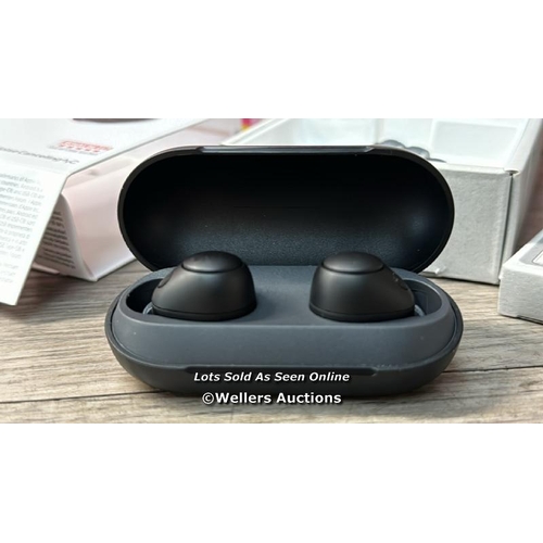 8273 - SONY WF-C700N NOISE CANCELLING IN-EAR HEADPHONES / MINIMAL SIGNS OF USE / CONNECTS AND PLAYS MUSIC /... 