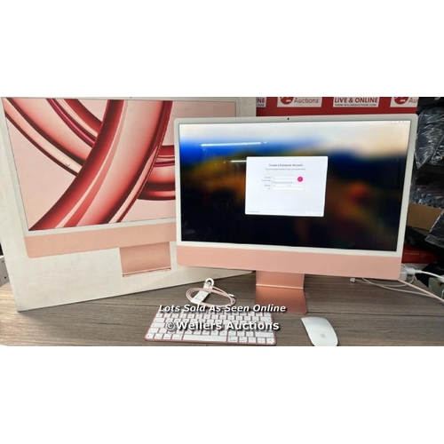 8292 - APPLE IMAC 2023 / APPLE M3 CHIP / 8-CORE CPU / 10-CORE GPU / 8GB RAM / 512GB SSD / 24 INCH / PINK / ... 