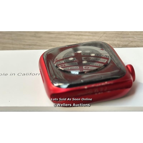 8294 - APPLE WATCH SERIES 8 /  41MM / GPS / MNJ23B/A  / (PRODUCT) RED & ALUMINIUM / MINIMAL, IF ANY SIGNS O... 