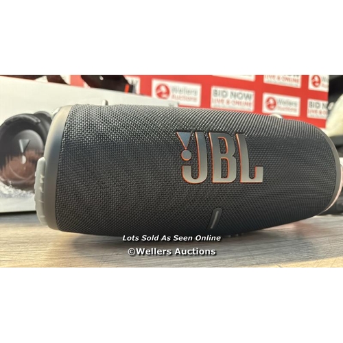 8299 - JBL XTREME 3 WIRELESS     / APPEARS NEW, OPEN BOX / POWERS UP & CONNECTS TO BLUETOOTH / SEE IMAGE FO... 