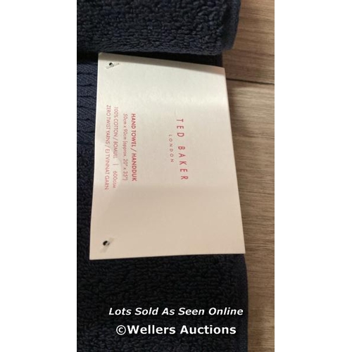 4049 - TED BAKER HAND TOWELS 2 PACK / MINIMAL SIGNS OF USE / C8