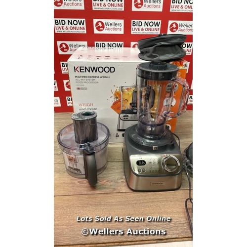 4077 - KENWOOD MULTIPRO COMPACT FOOD PROCESSOR, FDM71.450 / POWERS UP / MINIMAL SIGNS OF USE / C10