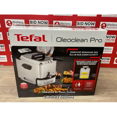 4080 - TEFAL OLEOCLEAN PRO DEEP FRYER FR804140 / SIGNS OF USE / UNTESTED / C14