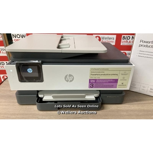 4081 - HP OFFICEJET PRO 8122E A4 AIO COLOUR PRINTER / POWERS UP / SIGNS OF USE / C5