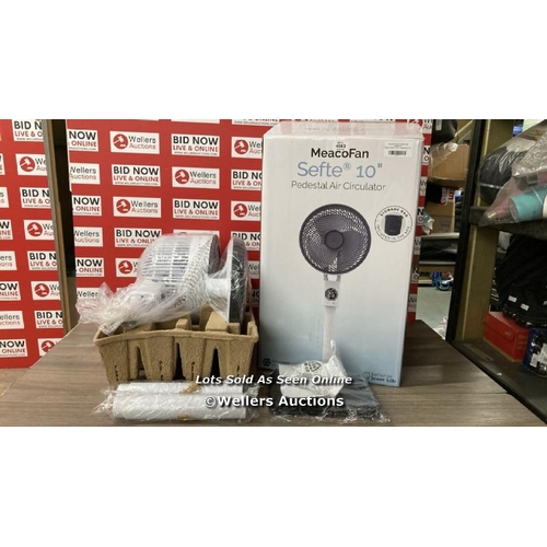 4083 - MEACO SEFTE 10� 3-IN-1 PEDESTAL AIR CIRCULATOR / POWERS UP / MINIMAL SIGNS OF USE / B1