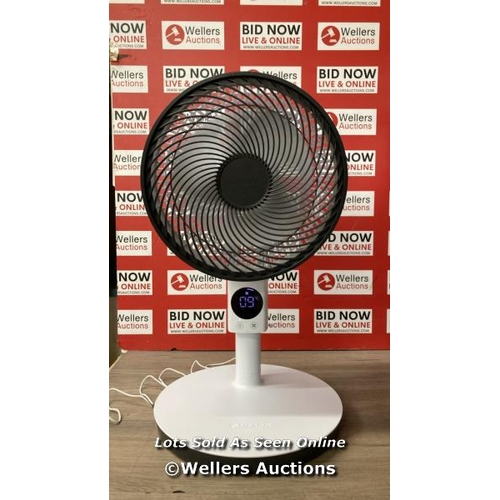 4083 - MEACO SEFTE 10� 3-IN-1 PEDESTAL AIR CIRCULATOR / POWERS UP / MINIMAL SIGNS OF USE / B1