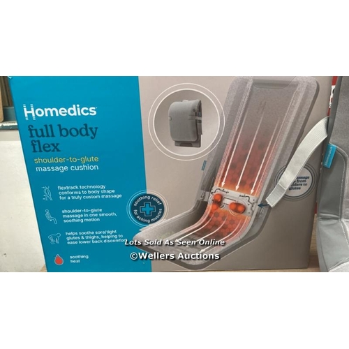 4084 - HOMEDICS FULL BODY FLEX MASSAGE CUSHION WITH HEAT - MCS-512H-EB / SIGNS OF USE  / B1