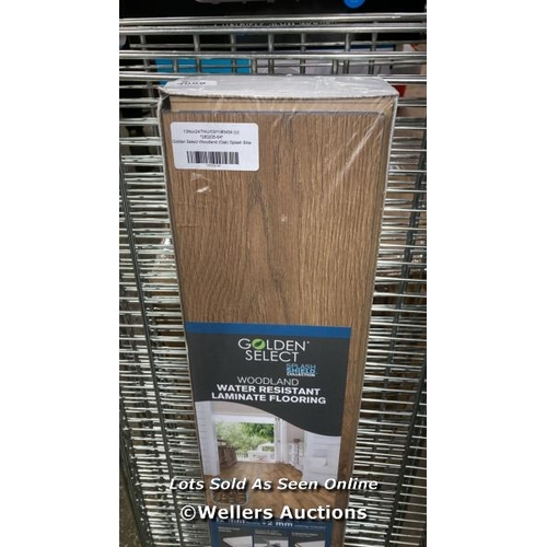 4088 - GOLDEN SELECT WOODLAND (OAK) SPLASH SHIELD AC5 LAMINATE FLOORING WITH FOAM UNDERLAY - 1.146 M� PER P... 