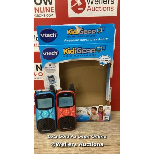 4096 - VTECH KIDIGEAR� WALKIE TALKIES EXPLORER / POWERS UP / B2