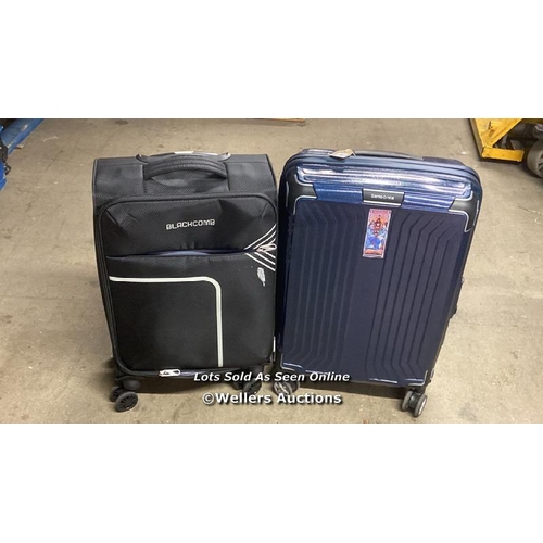 4884 - PRE OWNED LUGGAGE SAMSNITE - NAVY BLUE  / G11