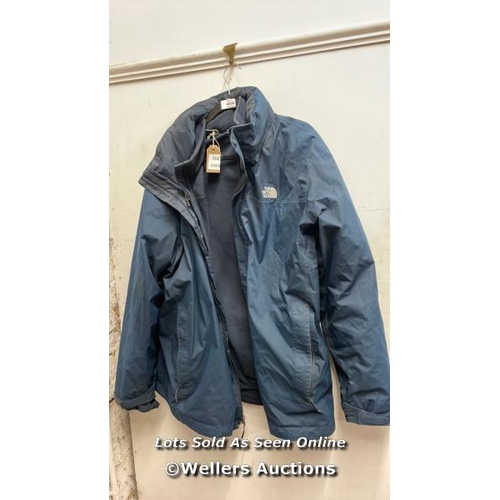 4886 - PRE OWNED JACKET THE NORTH FACE SIZE XXL - WATERPROOF