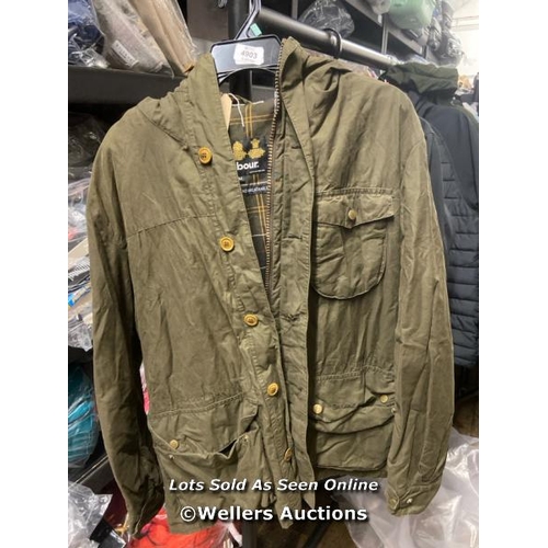 4903 - PRE OWNED JACKET  BARBOURS SIZE M WATERPROOF