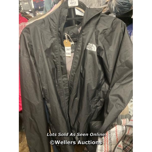 4913 - PRE OWNED JACKET THE NORTH FACE SIZE L - WATERPROOF