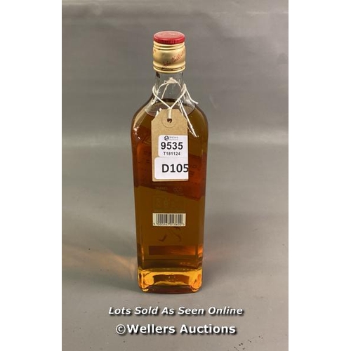 9535 - JOHNNIE WALKER RED LABEL BLENDED SCOTCH WHISKY 1 LITRE 40%VOL