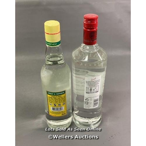 9538 - DRINKS X2 INC. SMIRNOFF VODKA RECIPE NO21 1L 37.5VOL + WRAY & NEPHEW WHITE OVERPROOF RUM 750ML 63%VO... 